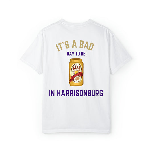 James Madison (JMU) - Bad Day To Be Beer T-shirt (Custom Colors)