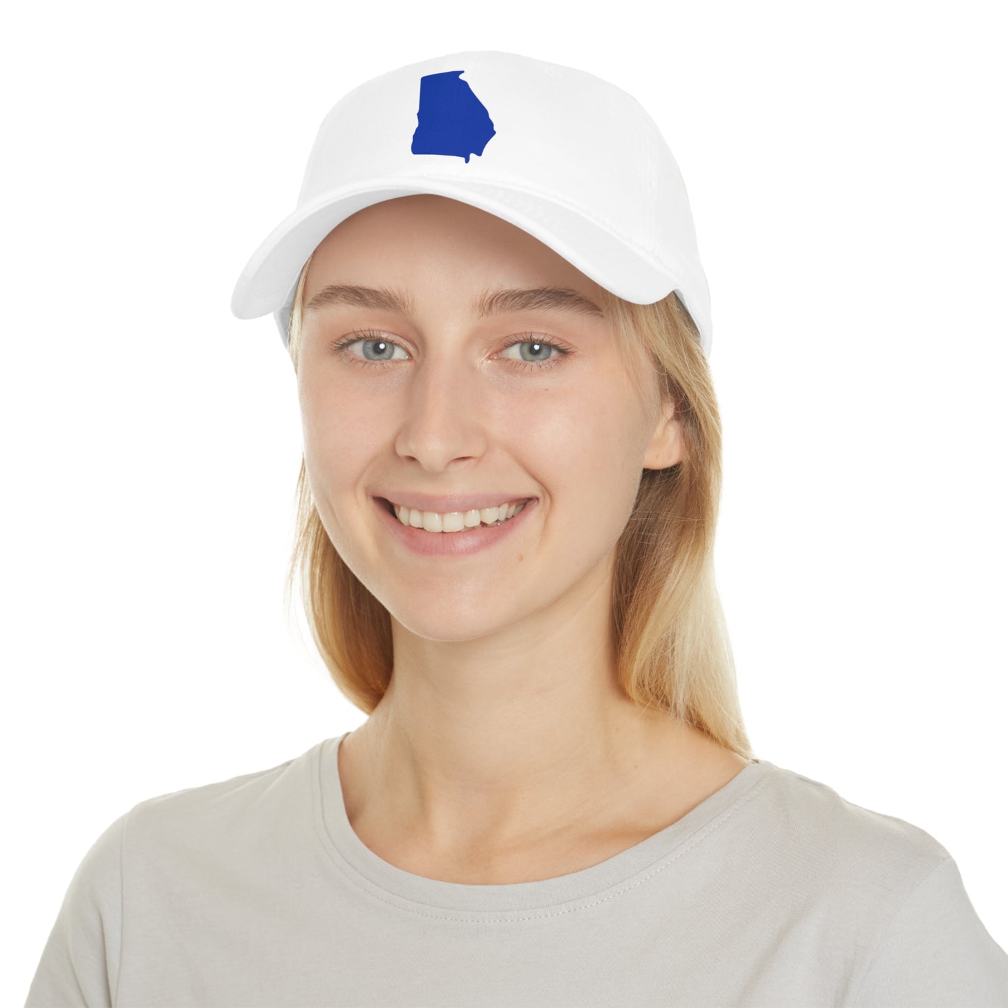 Georgia (in GA State Blue) - Low Profile Baseball Cap
