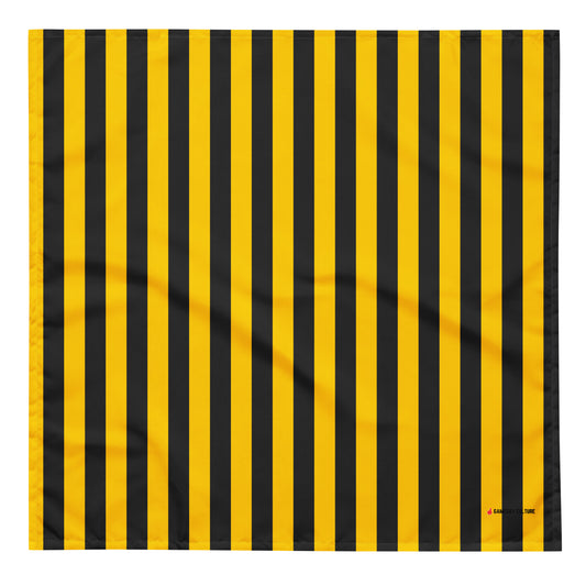 Black and Gold Bandana