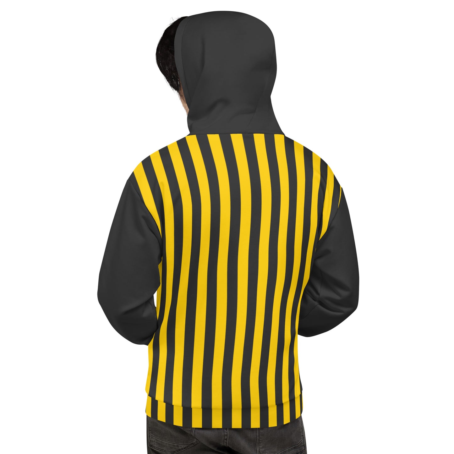 Black and Gold Stripe - Unisex Hoodie