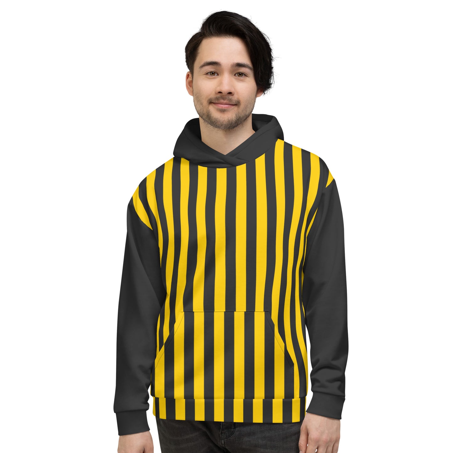 Black and Gold Stripe - Unisex Hoodie
