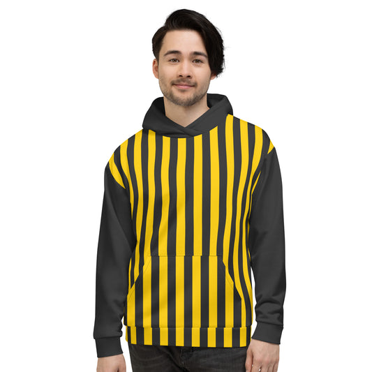 Black and Gold Stripe - Unisex Hoodie