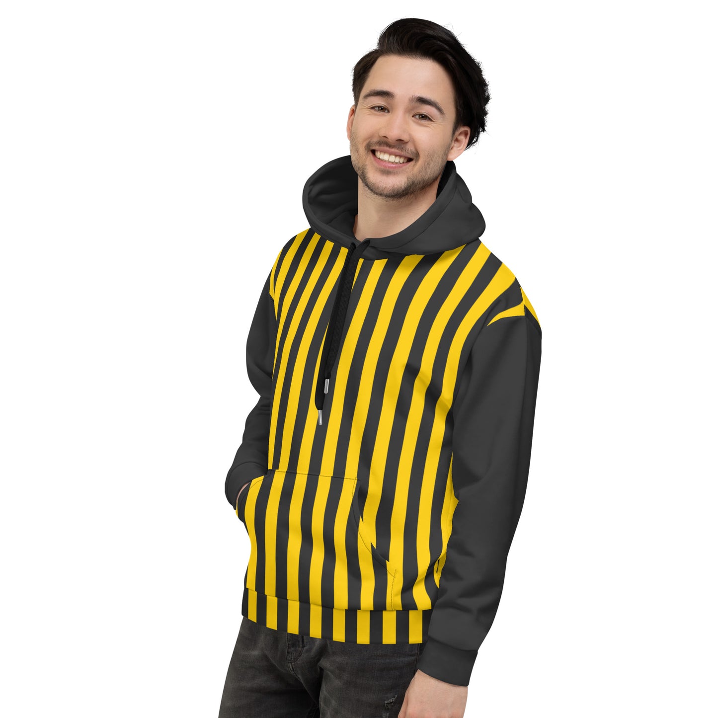 Black and Gold Stripe - Unisex Hoodie