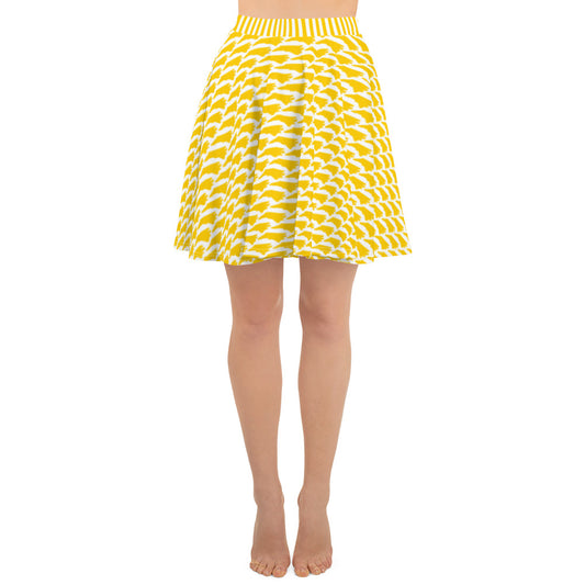 North Carolina (Gold and White) Skater Skirt