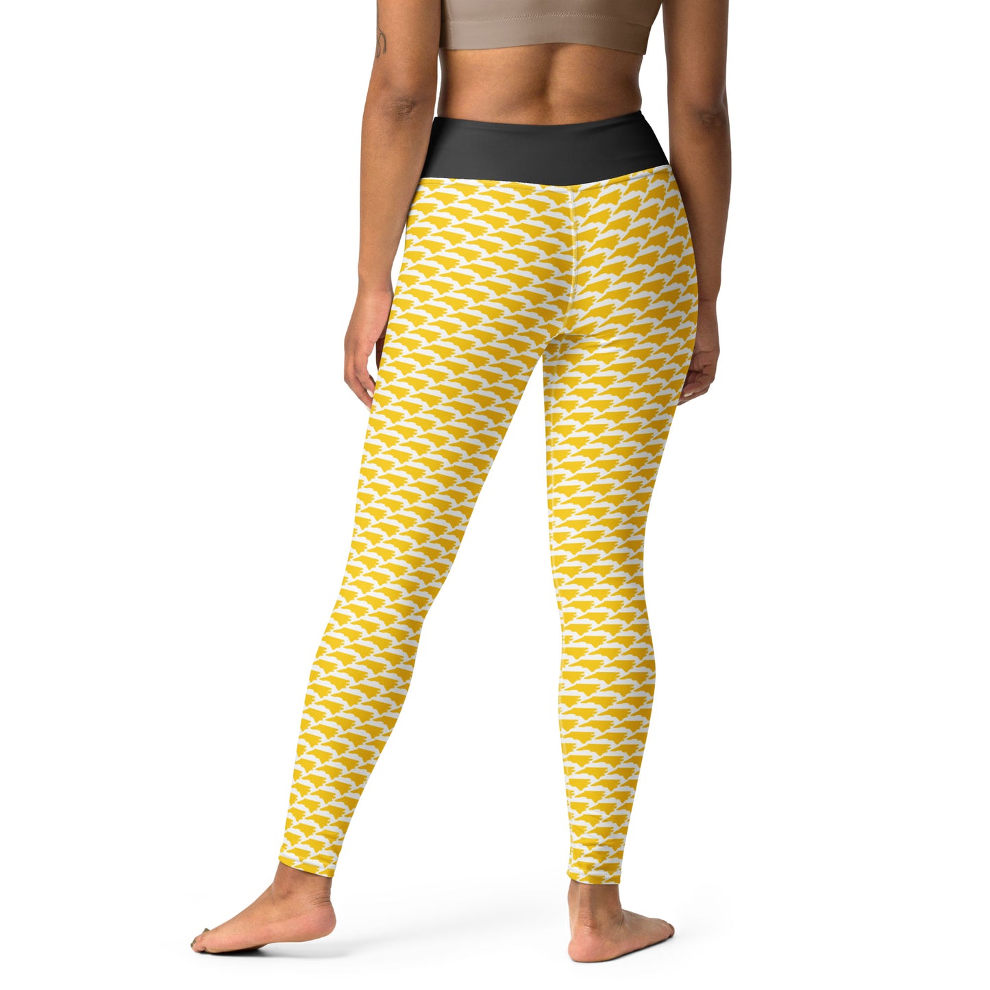 North Carolina (Gold) - Yoga Leggings