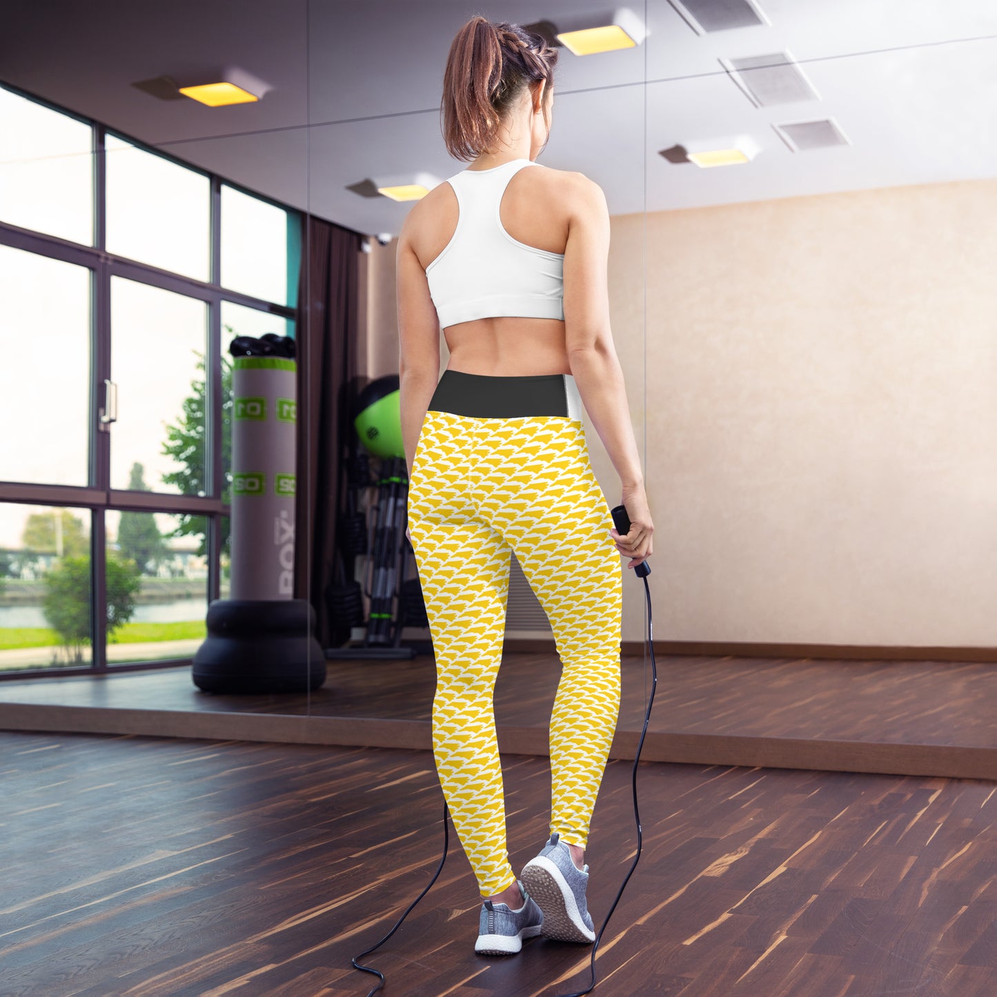 North Carolina (Gold) - Yoga Leggings