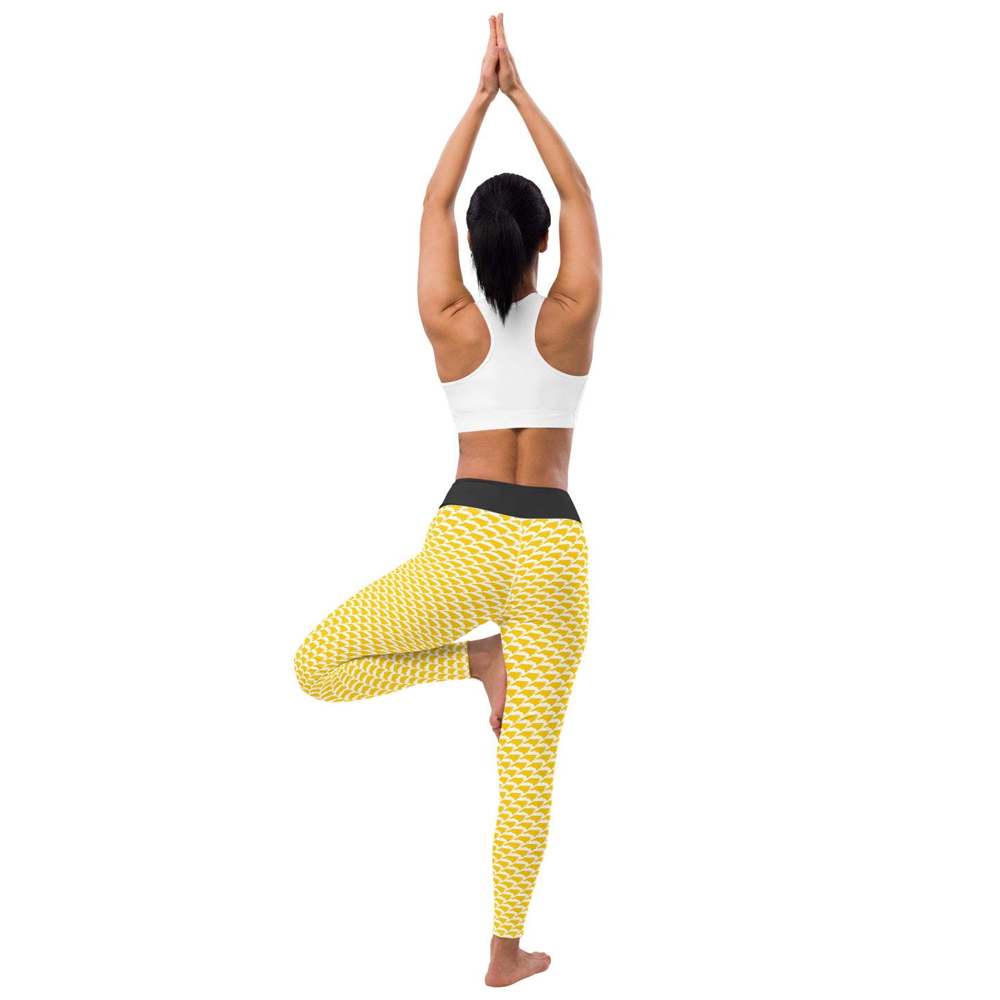 North Carolina (Gold) - Yoga Leggings