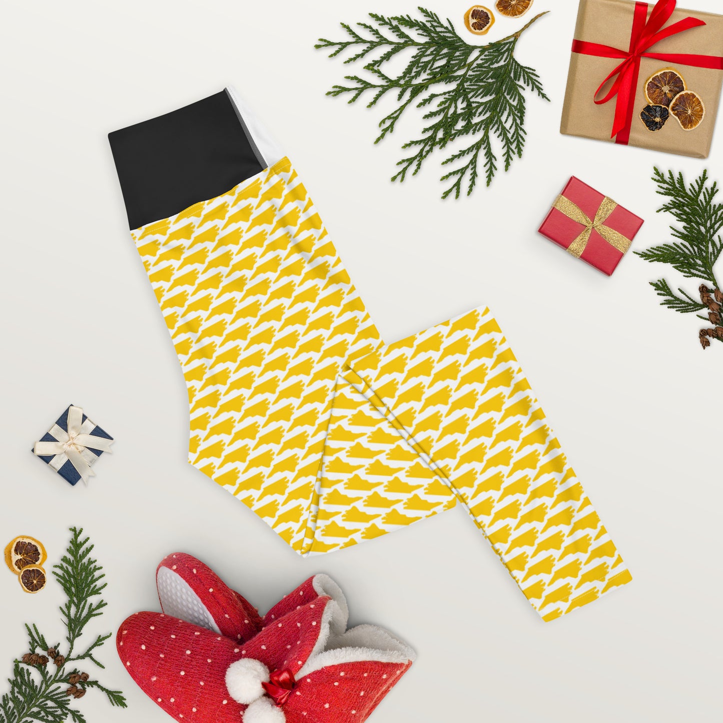 North Carolina (Gold) - Yoga Leggings