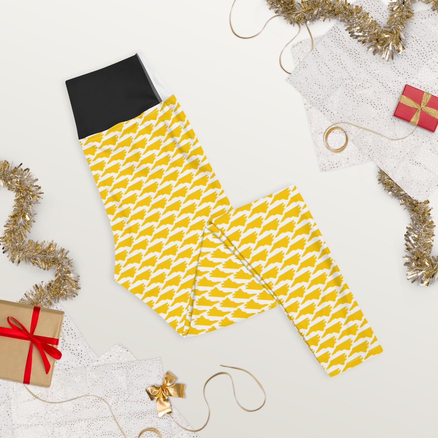 North Carolina (Gold) - Yoga Leggings