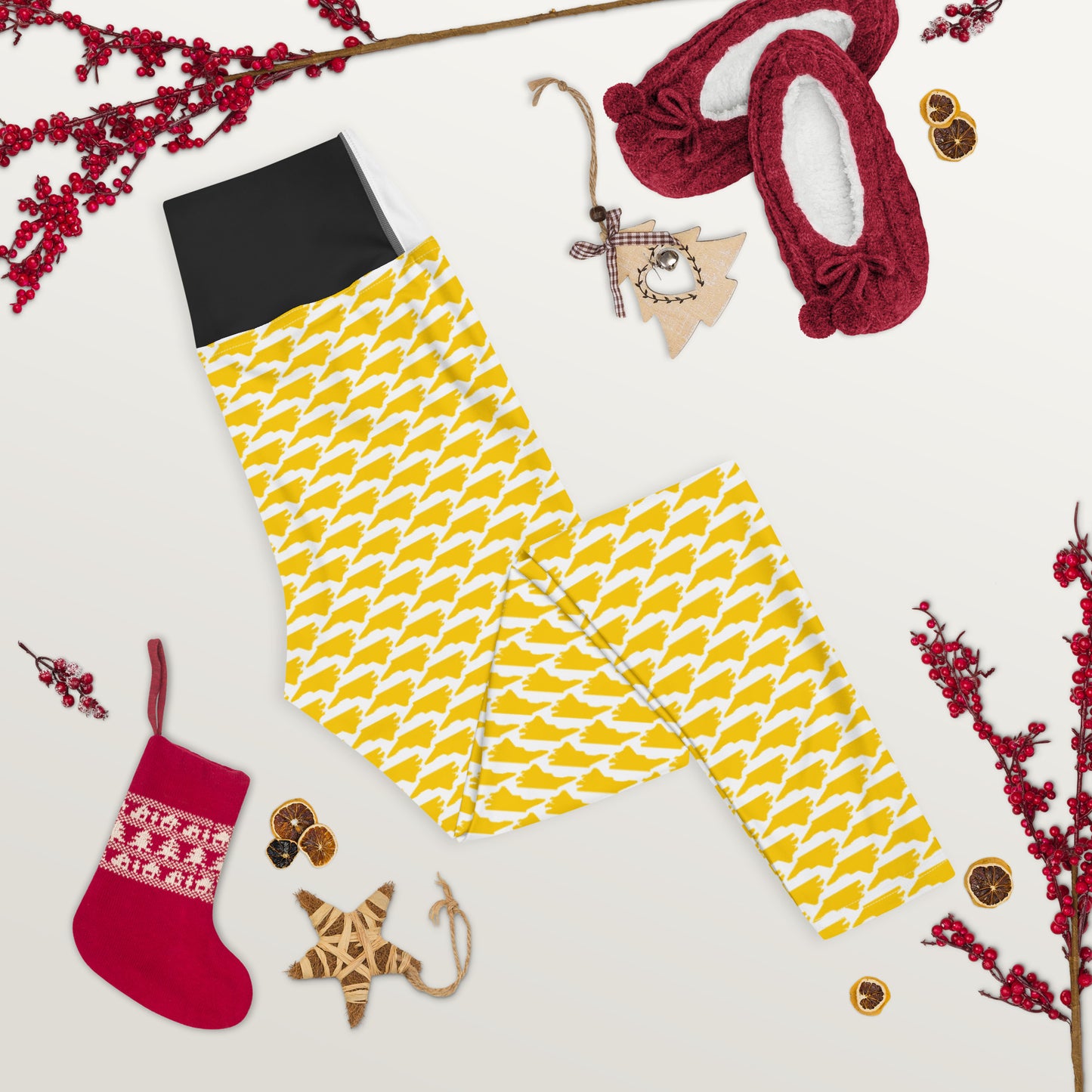 North Carolina (Gold) - Yoga Leggings