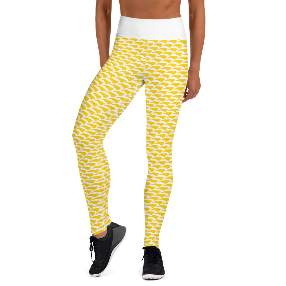 North Carolina (Gold) - Yoga Leggings