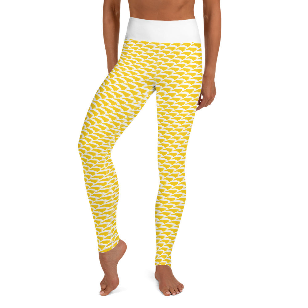 North Carolina (Gold) - Yoga Leggings
