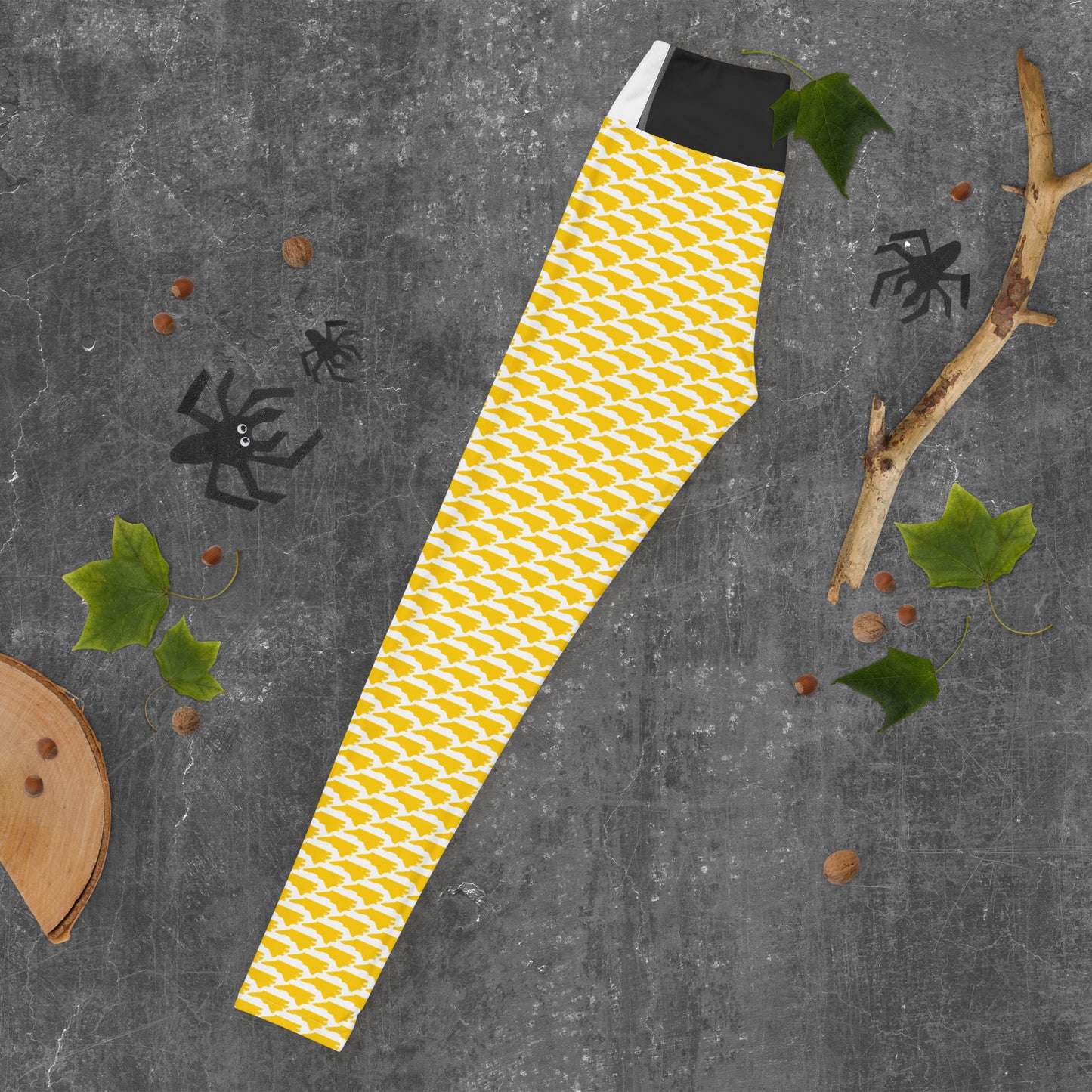 North Carolina (Gold) - Yoga Leggings