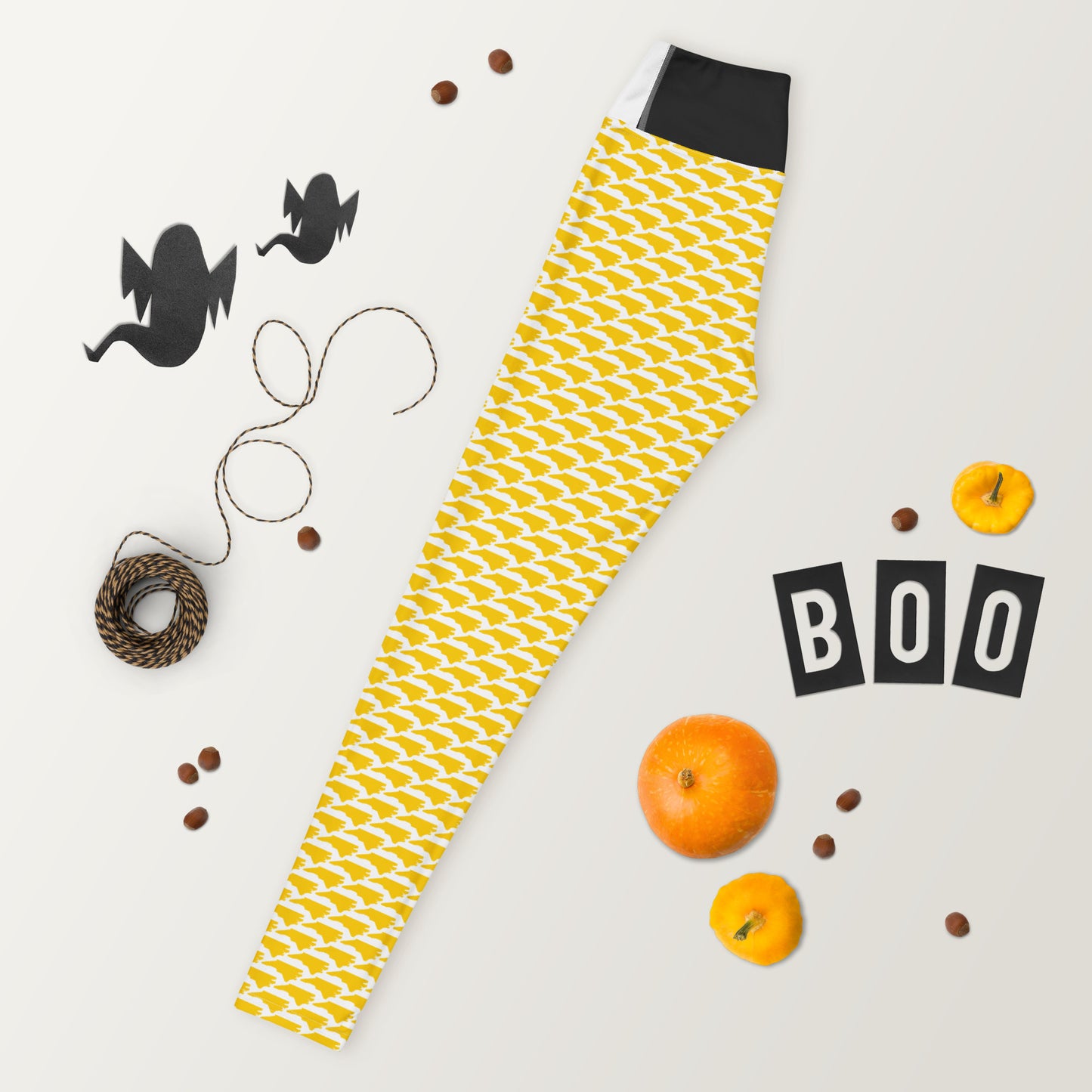 North Carolina (Gold) - Yoga Leggings