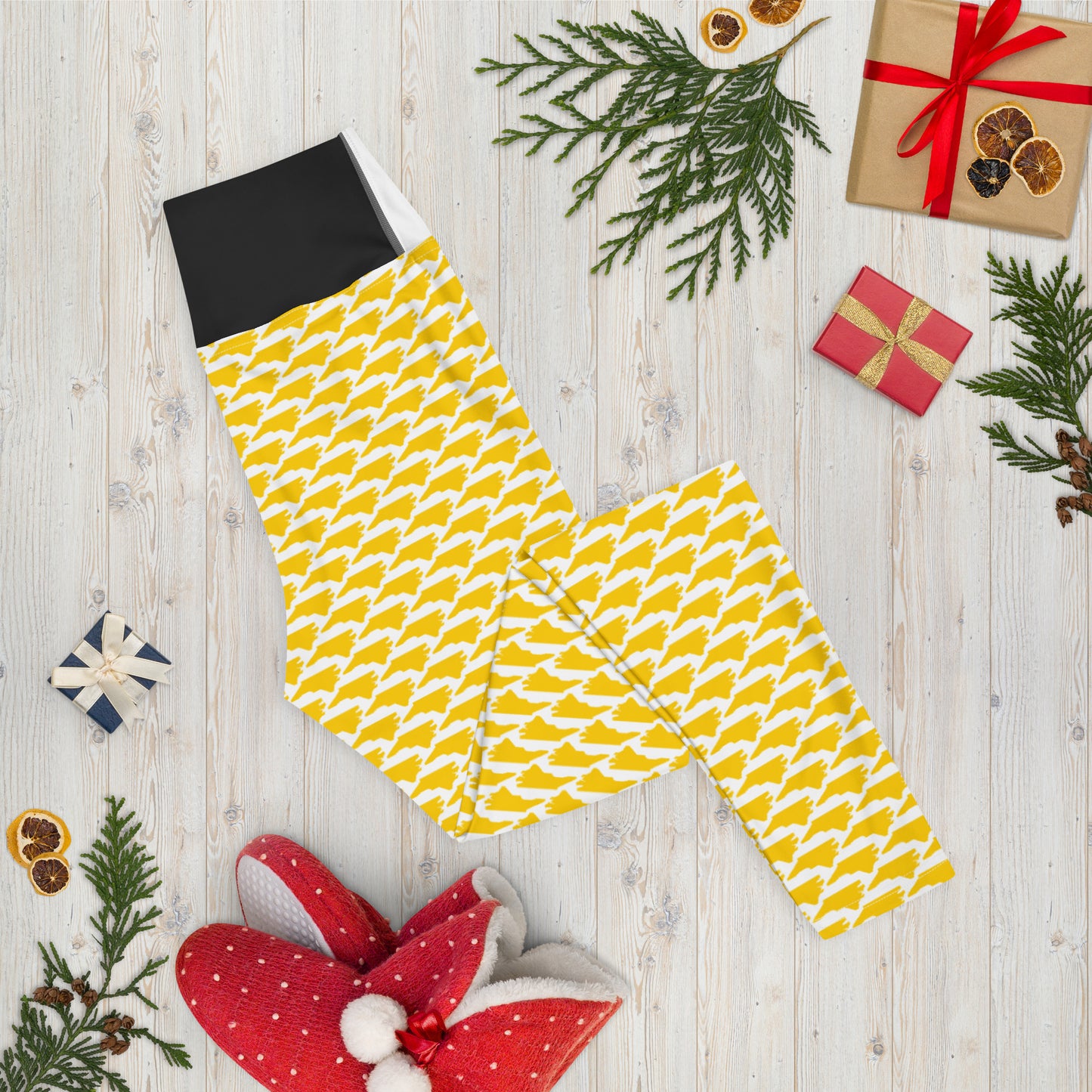 North Carolina (Gold) - Yoga Leggings