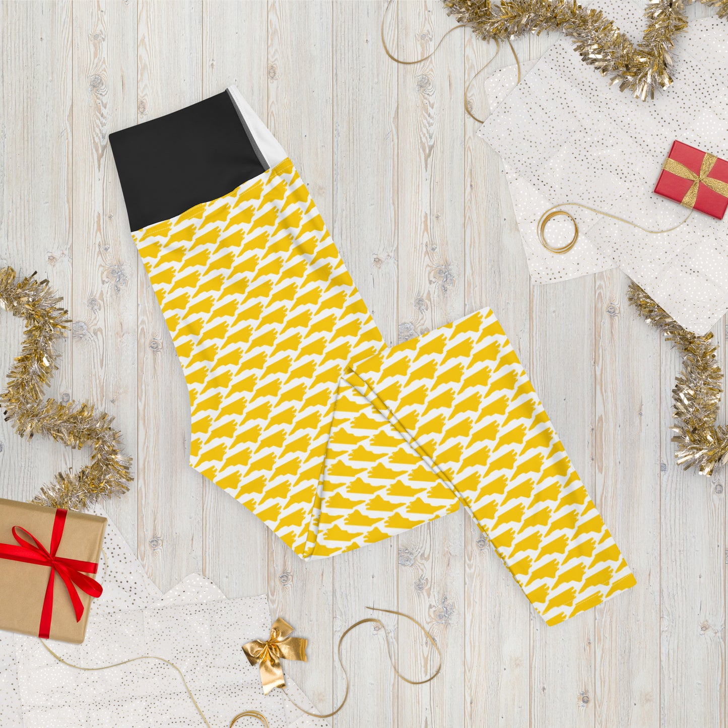 North Carolina (Gold) - Yoga Leggings