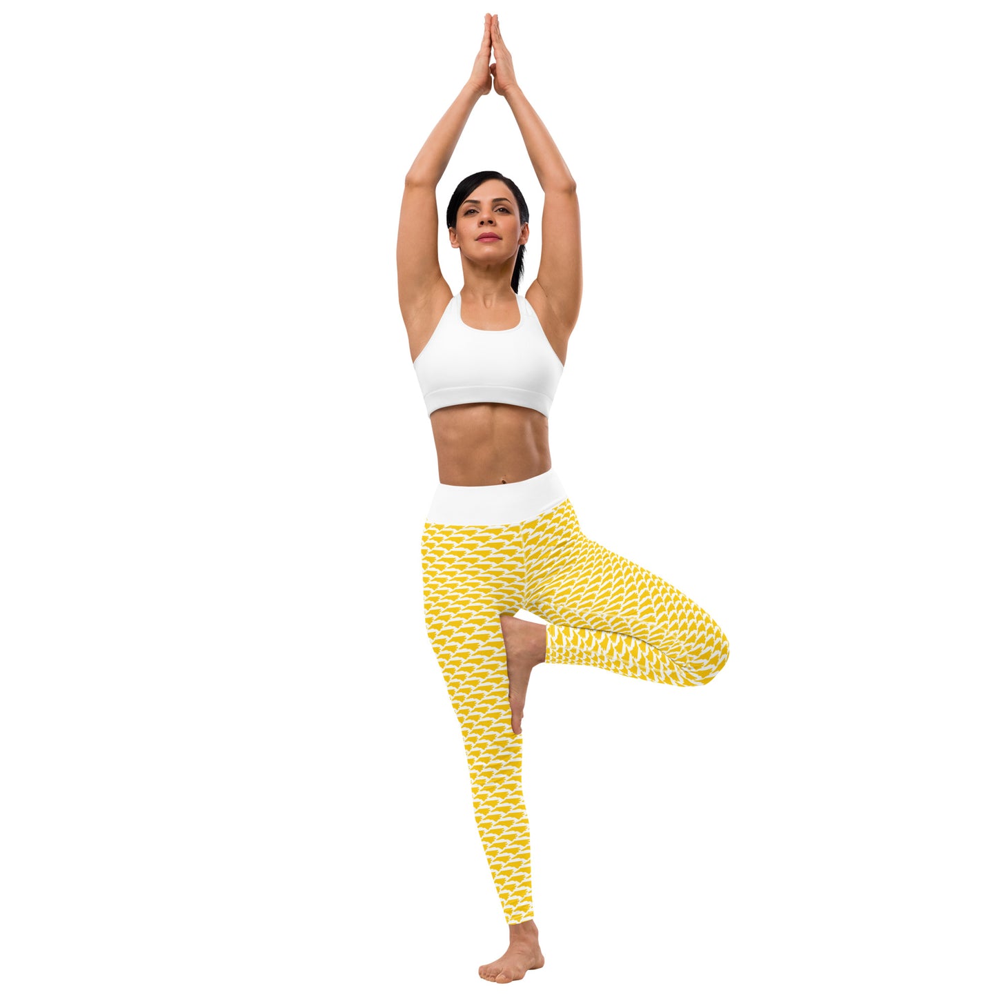 North Carolina (Gold) - Yoga Leggings