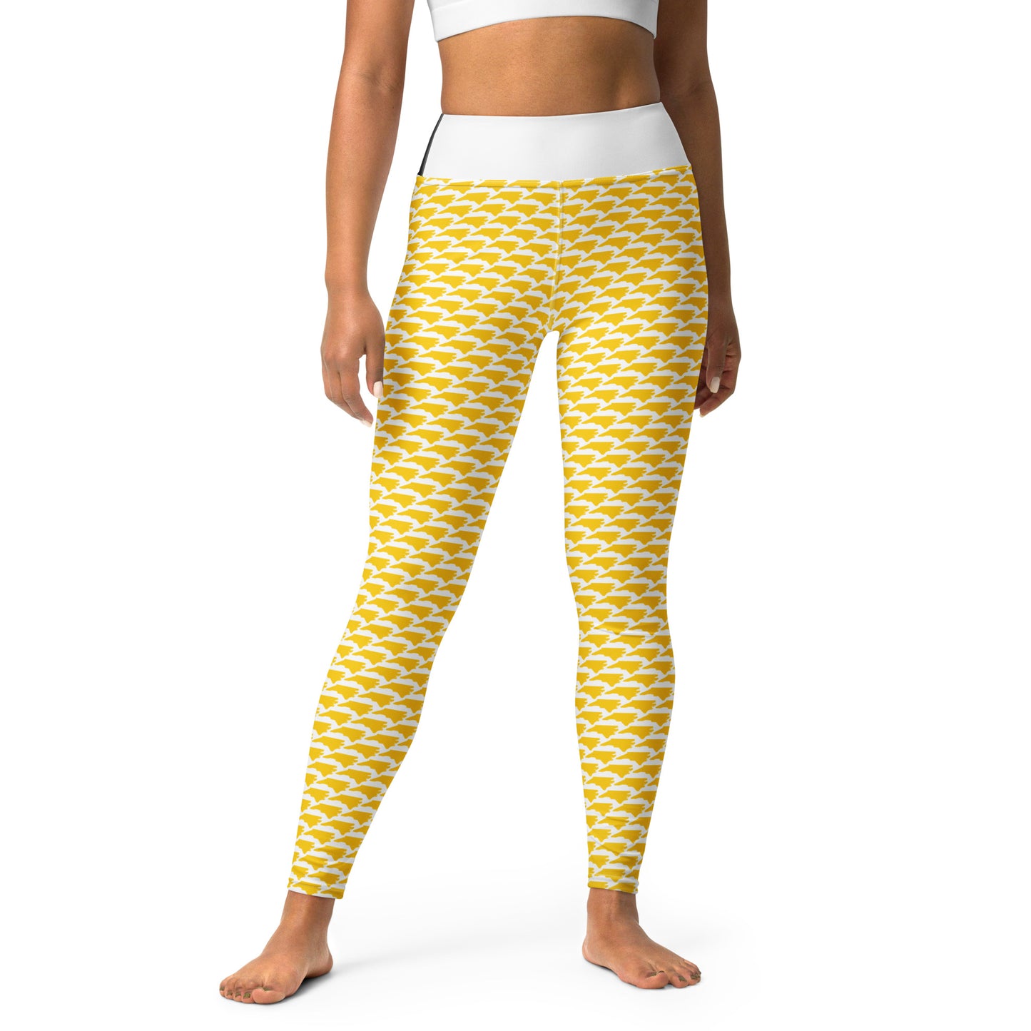North Carolina (Gold) - Yoga Leggings