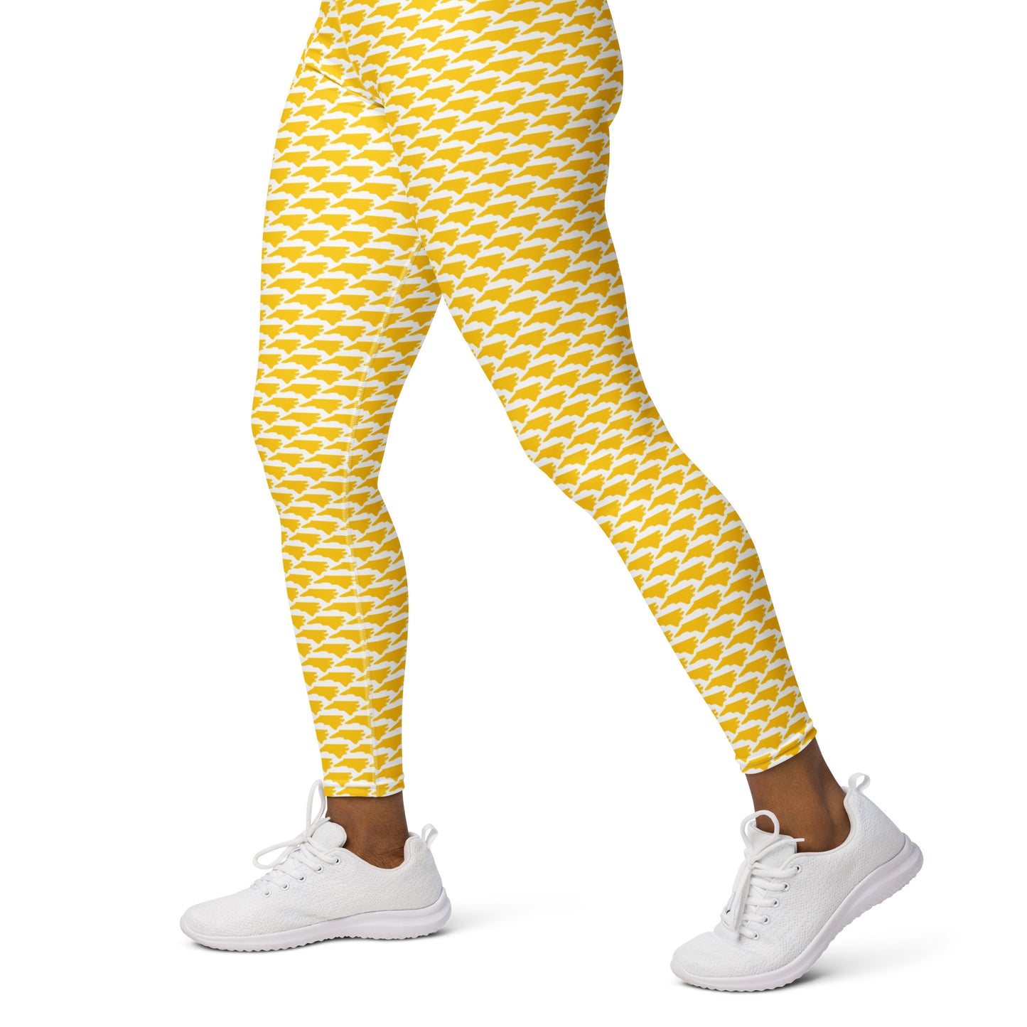 North Carolina (Gold) - Yoga Leggings