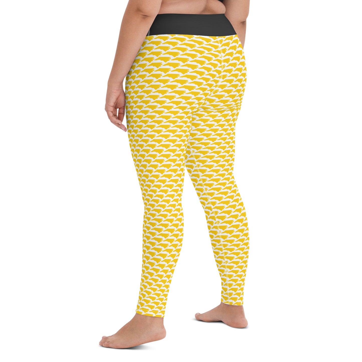 North Carolina (Gold) - Yoga Leggings