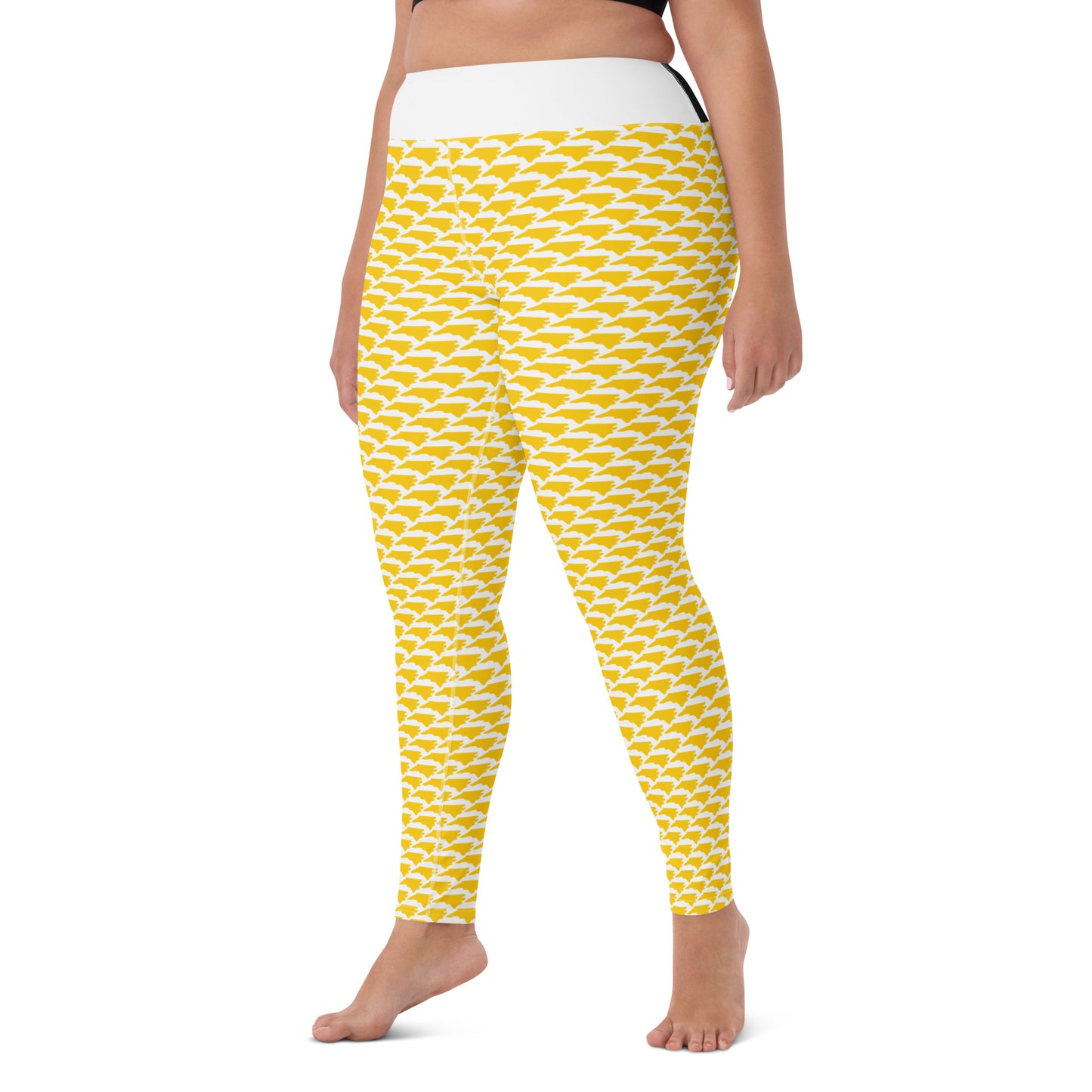 North Carolina (Gold) - Yoga Leggings