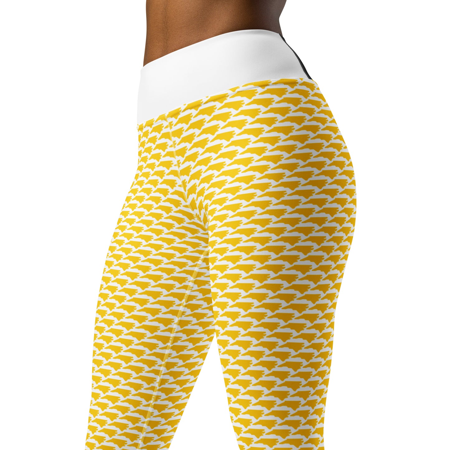 North Carolina (Gold) - Yoga Leggings
