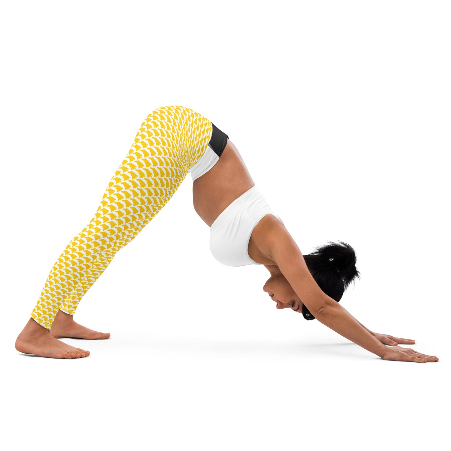North Carolina (Gold) - Yoga Leggings