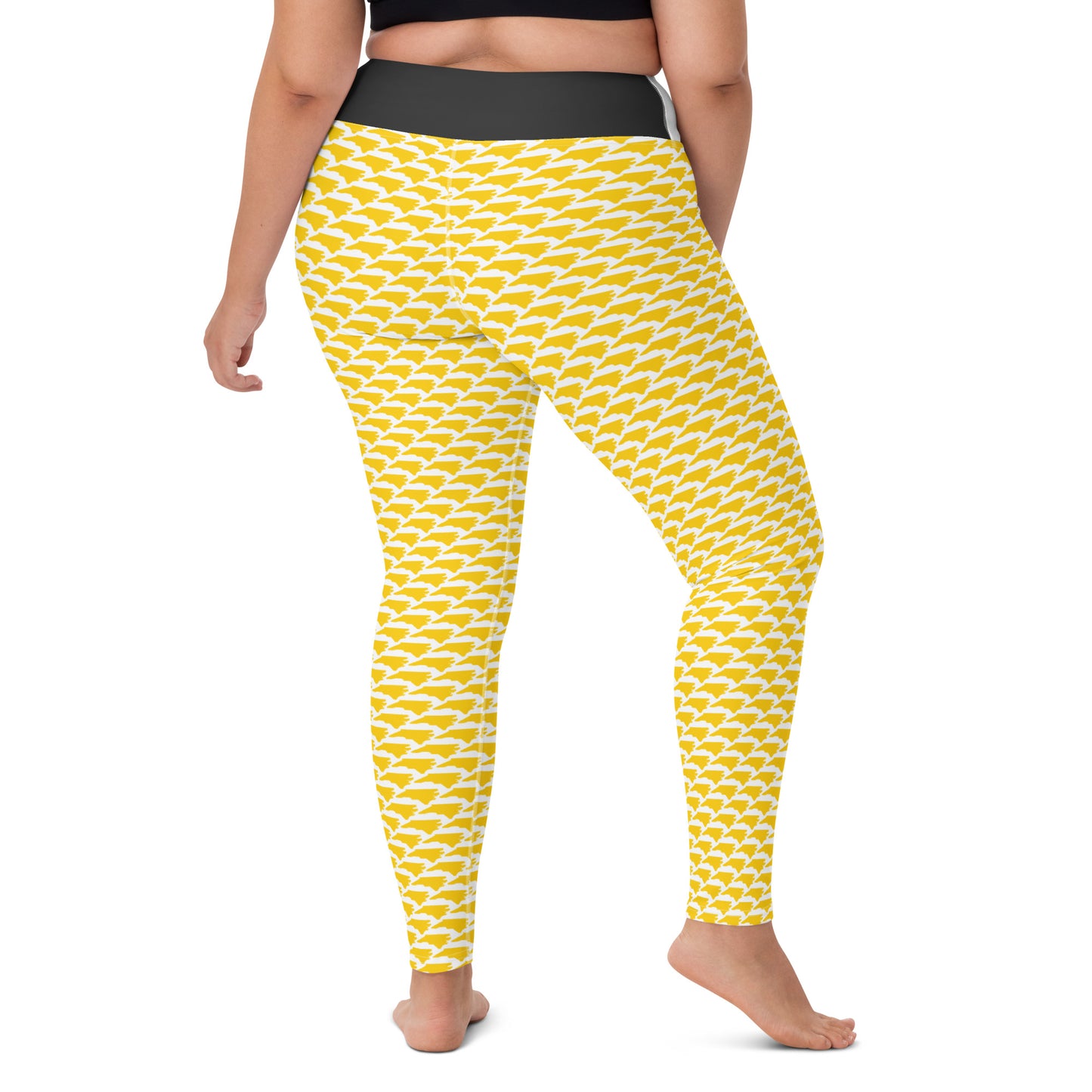 North Carolina (Gold) - Yoga Leggings