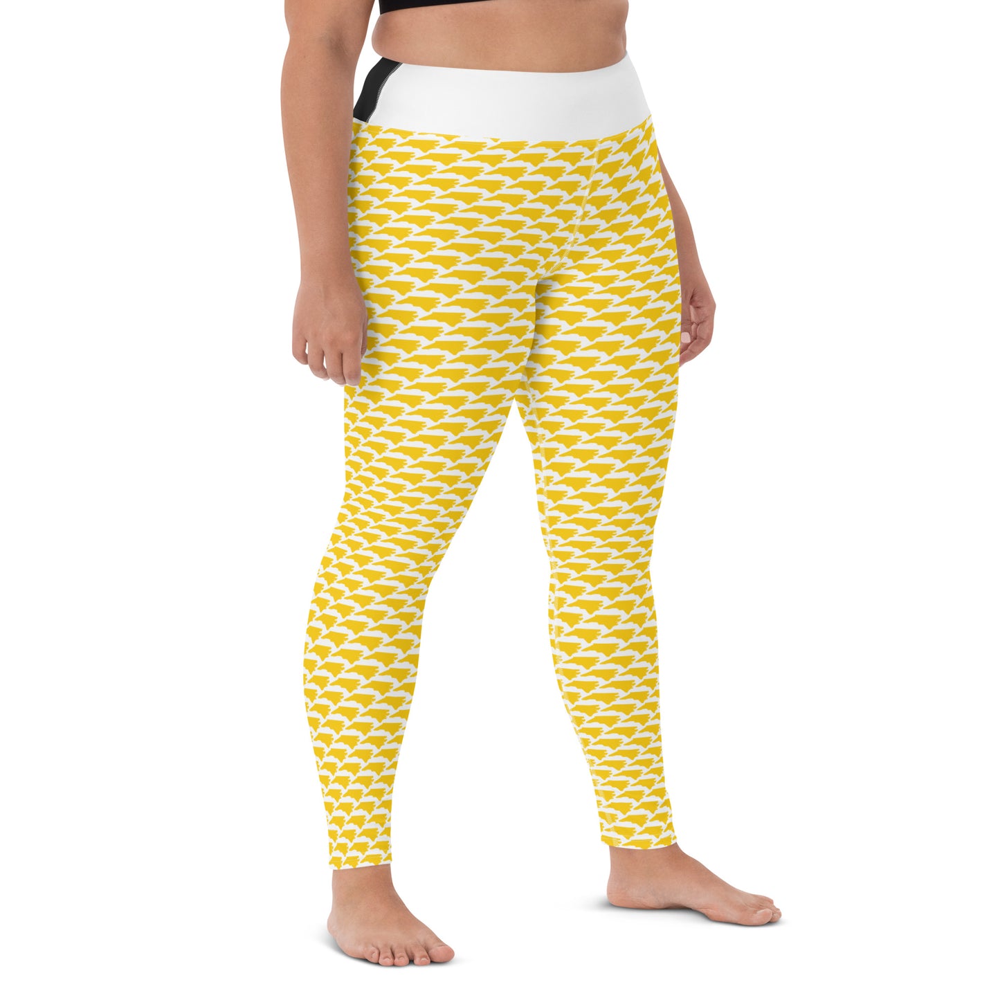 North Carolina (Gold) - Yoga Leggings